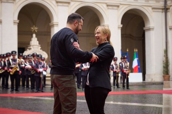 Zelensky incontra Giorgia Meloni - Roma 13 maggio