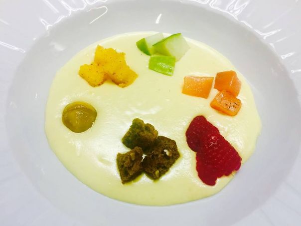 A cena dello chef Paolo Bertholier: fonduta di fontina versione 2017  
