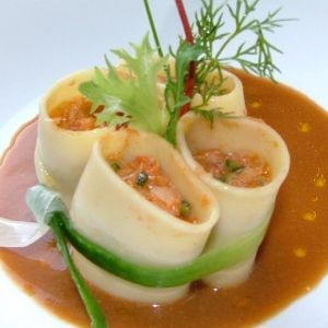 Paccheri farciti di gamberi rossi di Sanremo #iorestoacasa