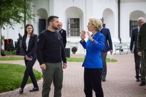 Kiev: Zelensky incontra Von der Leyen 9.5.23