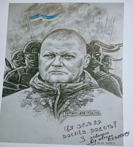 Al Generale ex Comandante in Capo Valerij Zaluznyj