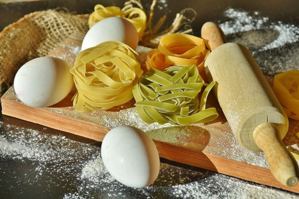 Tagliatelle con nido di uova ricetta #iorestoacasa